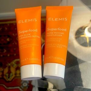 Elemis superfood AHA glow cleansing butter lot of 2